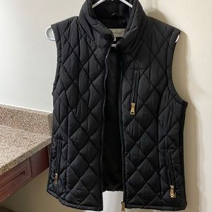 Calvin Klein black quilted vest size medium